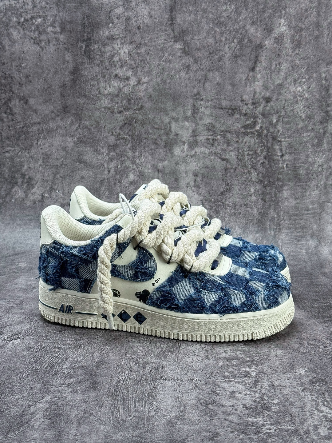 Nike Air Force 1 Low 07 蓝白牛仔补丁 FB0607-909