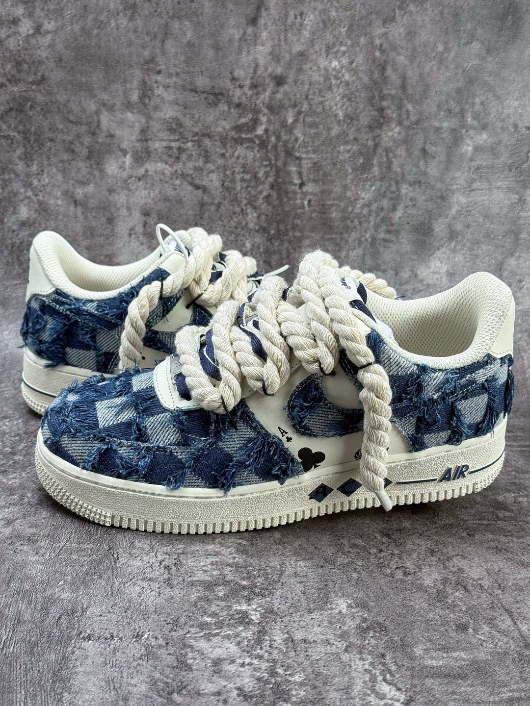 Nike Air Force 1 Low 07 蓝白牛仔补丁 FB0607-909