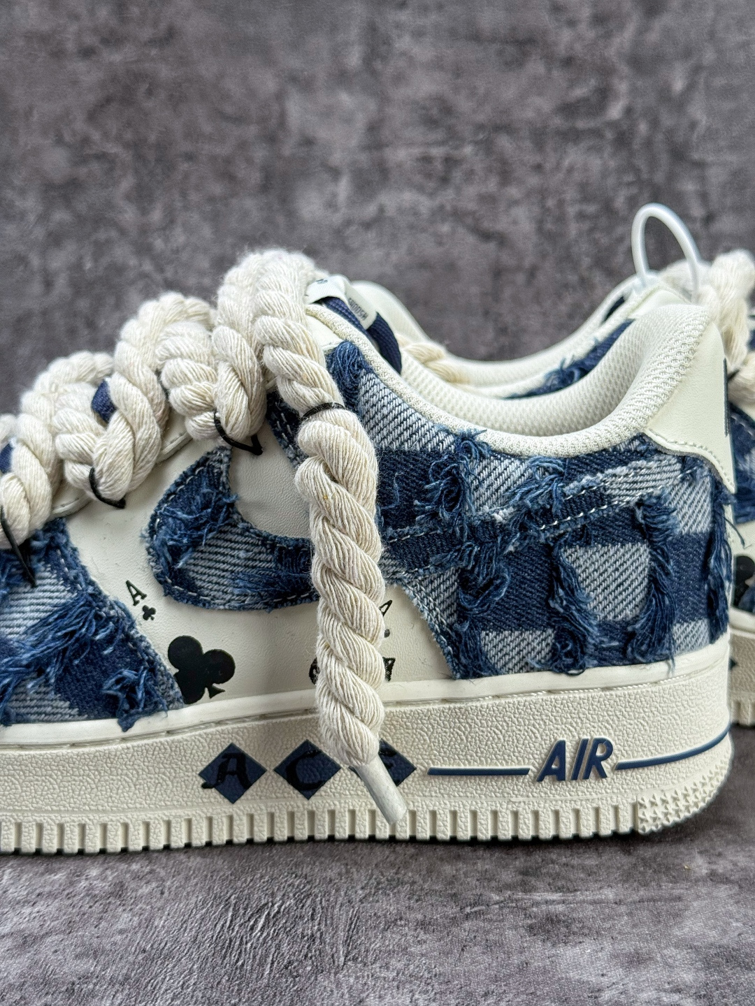 Nike Air Force 1 Low 07 蓝白牛仔补丁 FB0607-909