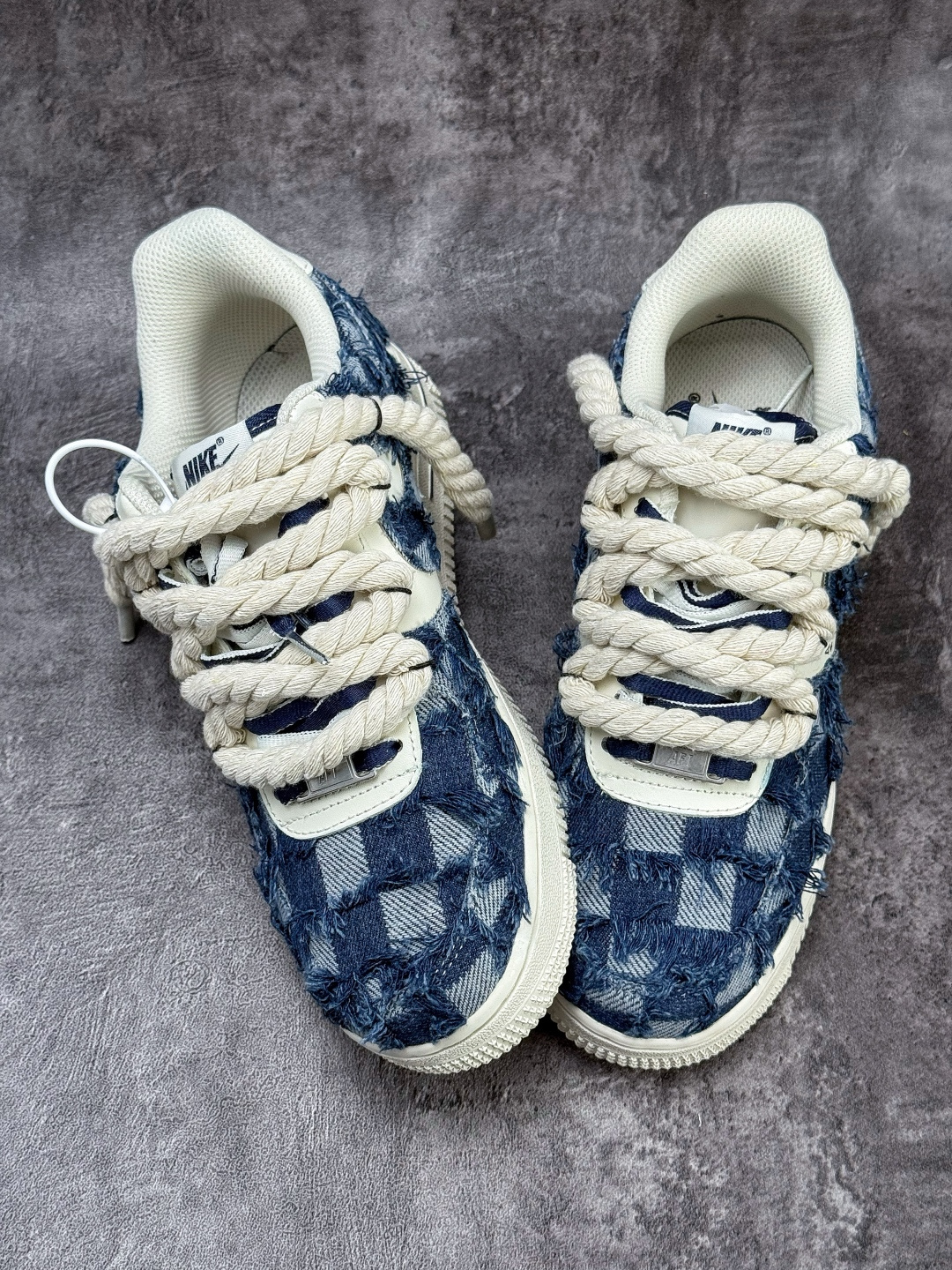 Nike Air Force 1 Low 07 蓝白牛仔补丁 FB0607-909