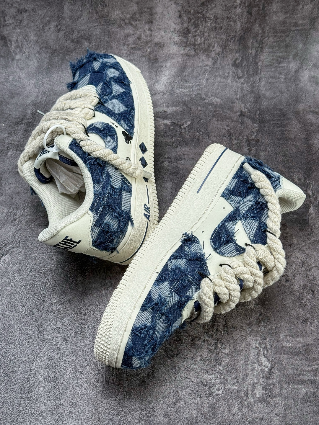Nike Air Force 1 Low 07 蓝白牛仔补丁 FB0607-909
