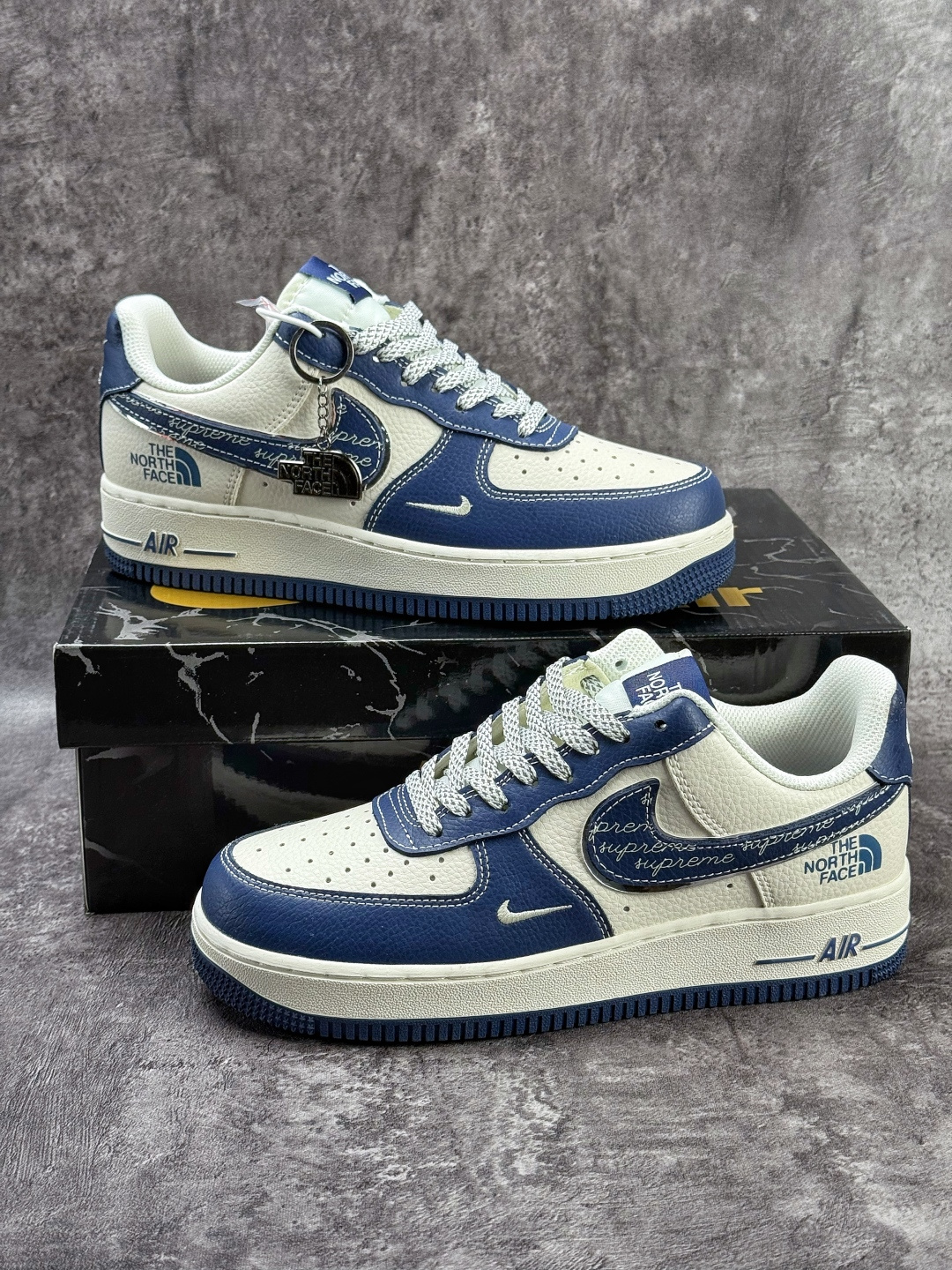 Nike Air Force 1 Low 07 x The North Face 蓝白小勾满天星 XL1982-333