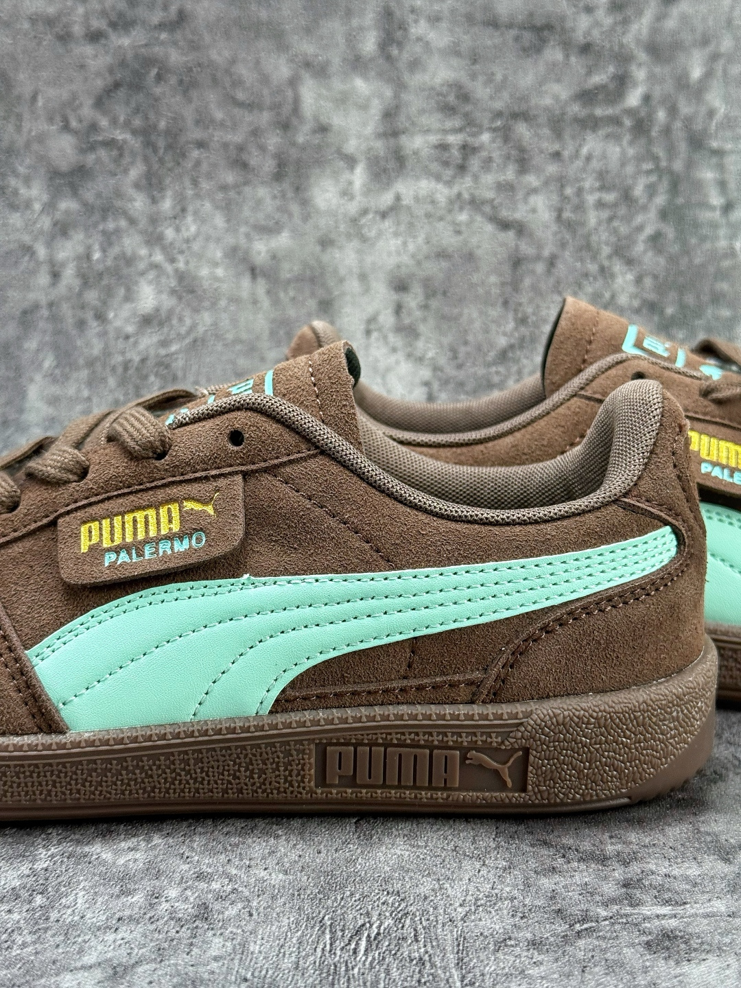 Puma Palermo Vintage复古单品 彪马 防滑耐磨低帮德训板鞋 406464-01