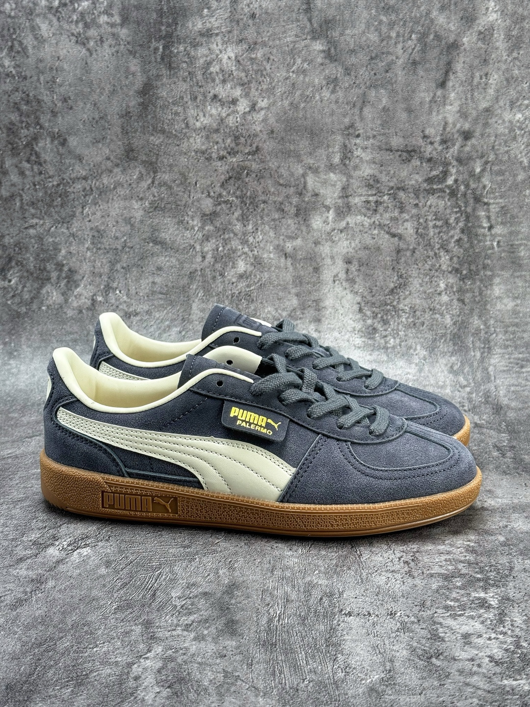 Puma Palermo Vintage复古单品 彪马 防滑耐磨低帮德训板鞋 396463-81
