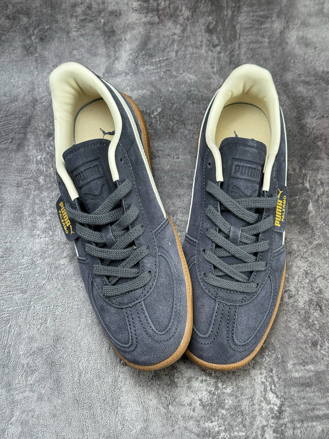 Puma Palermo Vintage复古单品 彪马 防滑耐磨低帮德训板鞋 396463-81