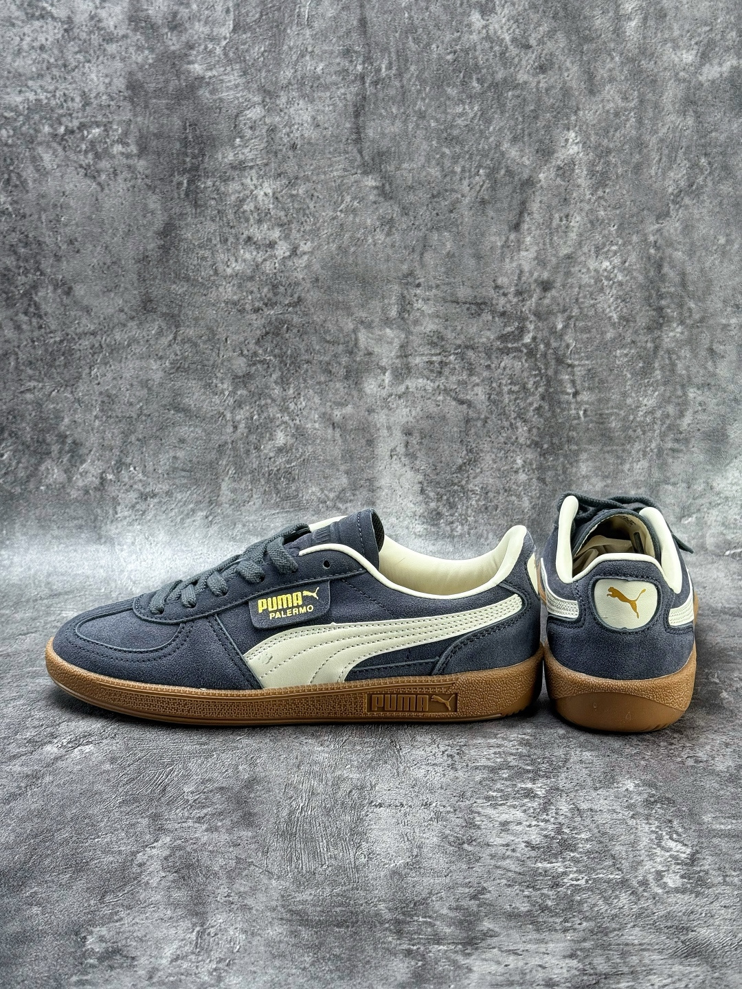 Puma Palermo Vintage复古单品 彪马 防滑耐磨低帮德训板鞋 396463-81