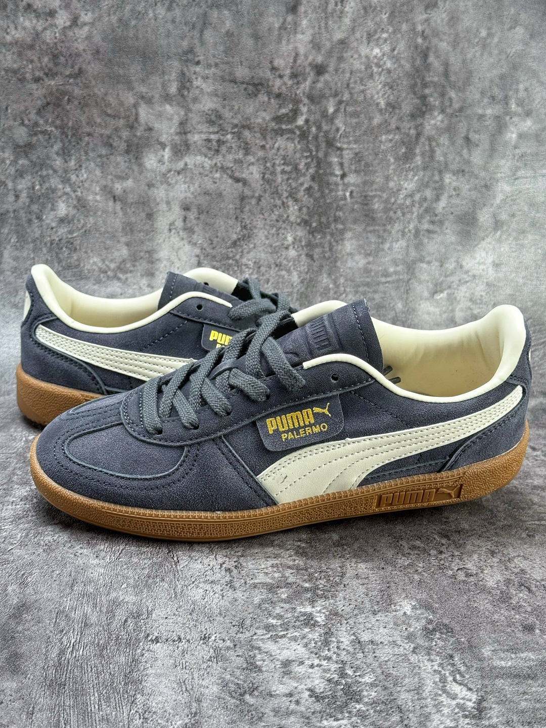 Puma Palermo Vintage复古单品 彪马 防滑耐磨低帮德训板鞋 396463-81