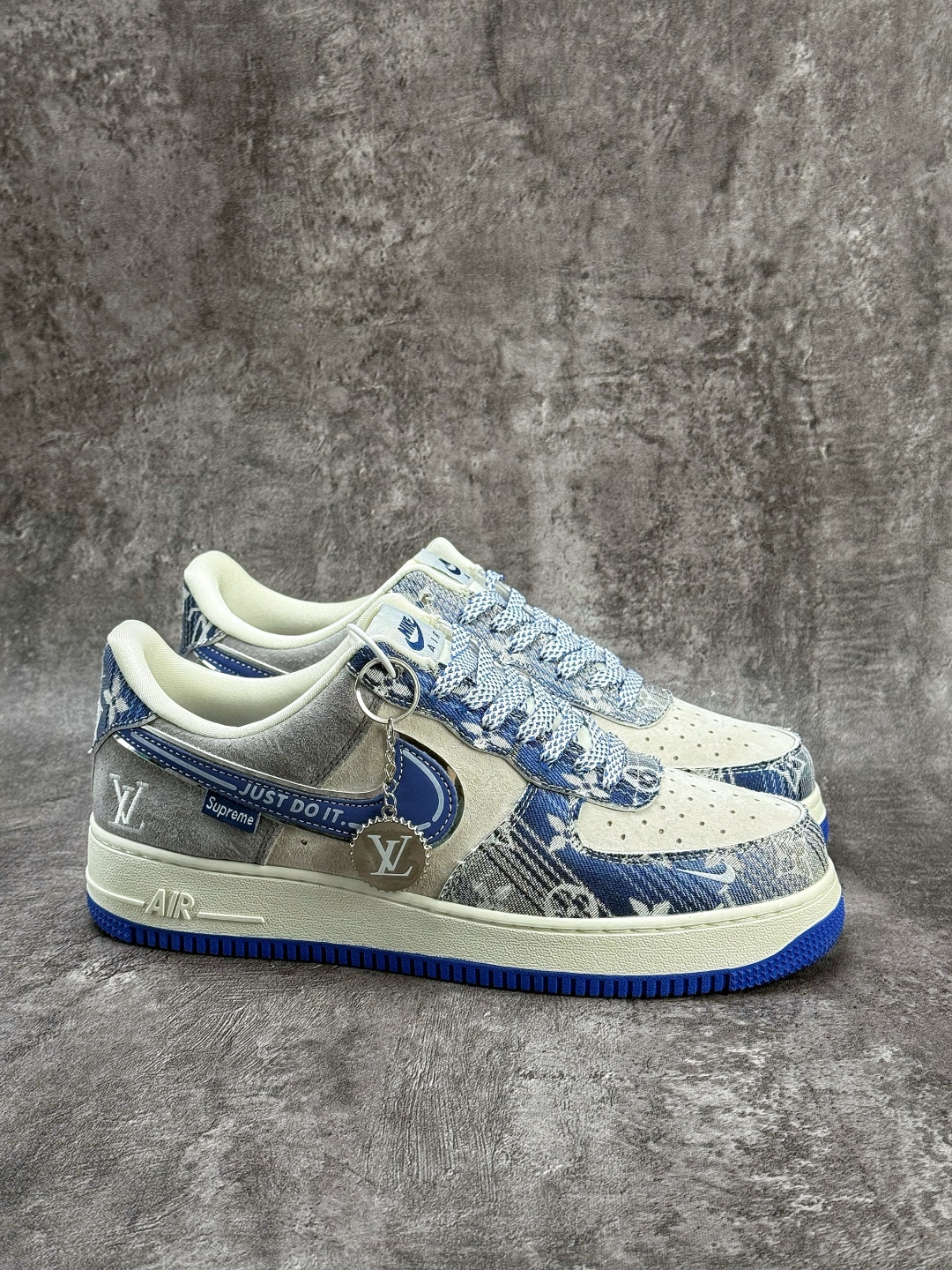 Nike Air Force 1 Low 07 x Louis Vuitton 蓝白小勾满天星 SY1388-031