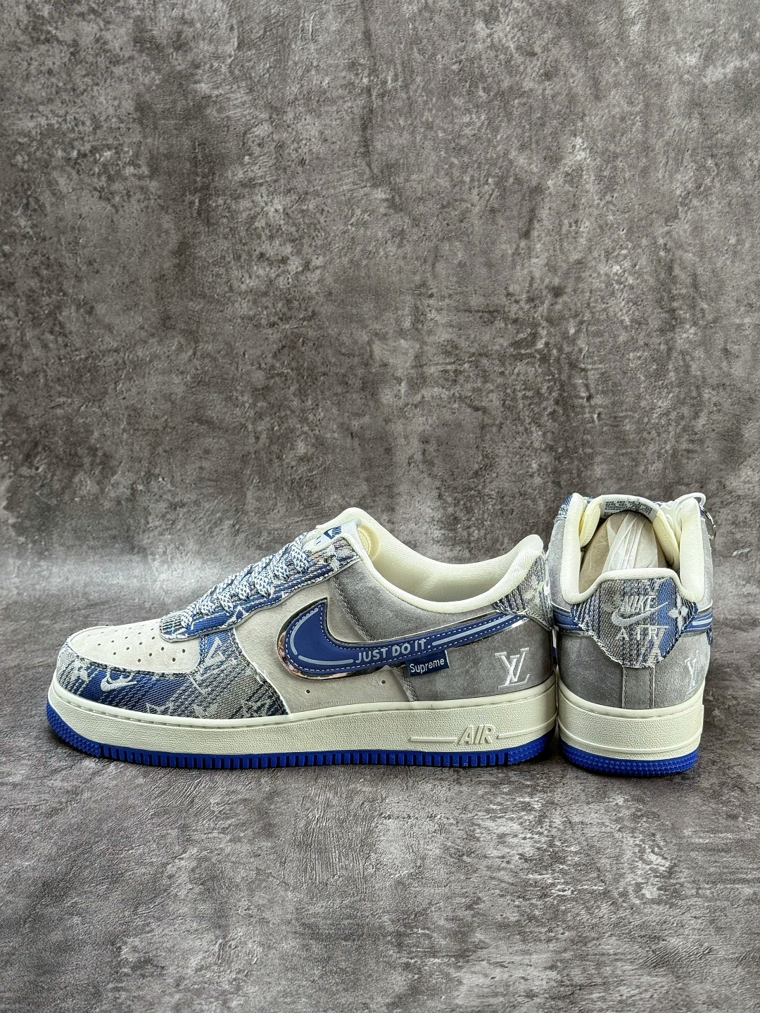 Nike Air Force 1 Low 07 x Louis Vuitton 蓝白小勾满天星 SY1388-031