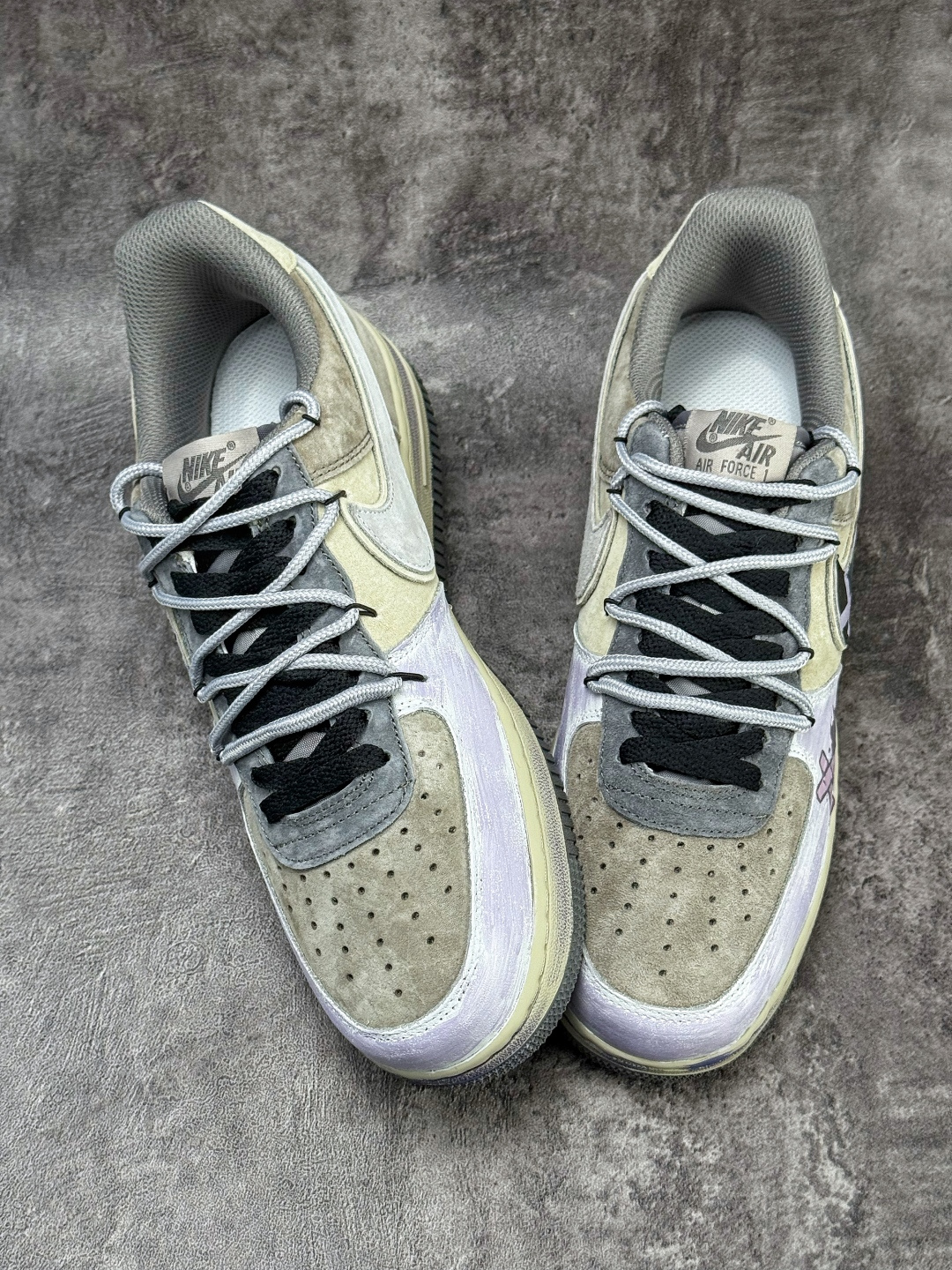 Nike Air Force 1 Low 07 紫棕涂鸦绑带 YD2425-066