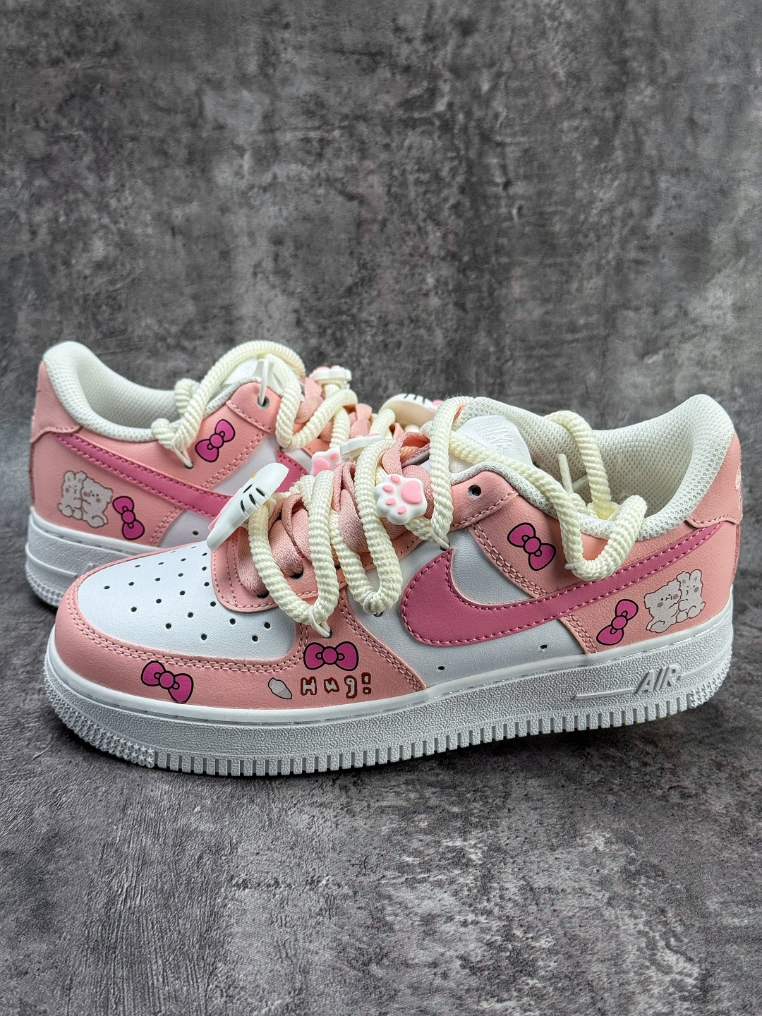 Nike Air Force 1 Low 07 粉白凯蒂猫 YY2024-762