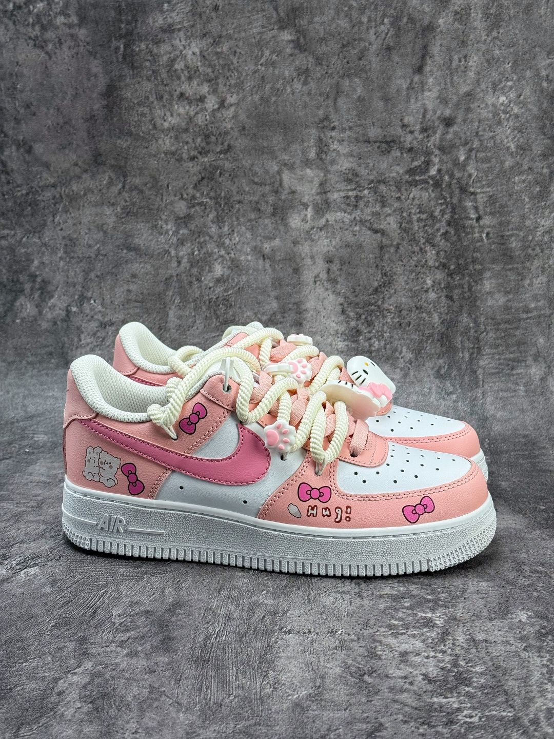 Nike Air Force 1 Low 07 粉白凯蒂猫 YY2024-762