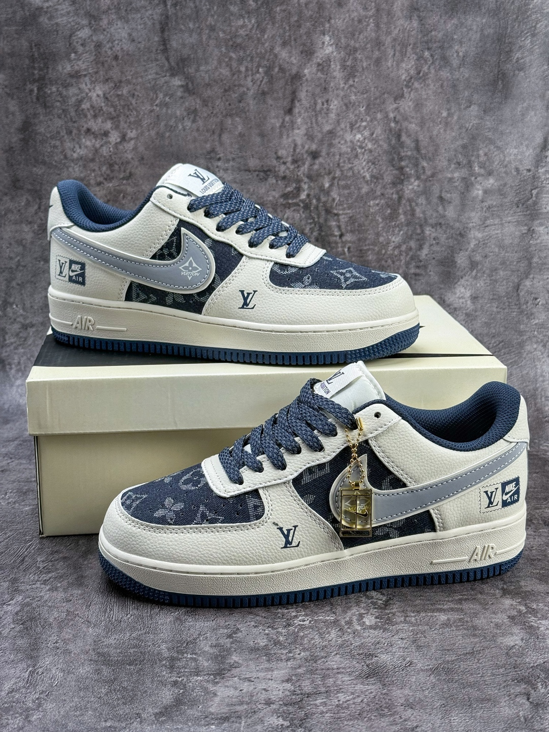 Nike Air Force 1 Low 07 x Louis Vuitton 白蓝灰满天星 XY2025-006