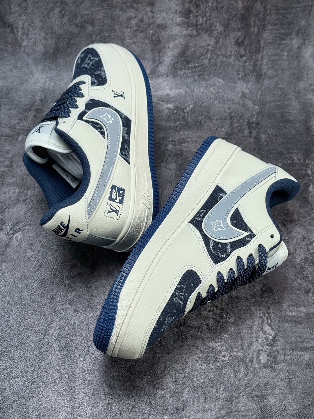 Nike Air Force 1 Low 07 x Louis Vuitton 白蓝灰满天星 XY2025-006