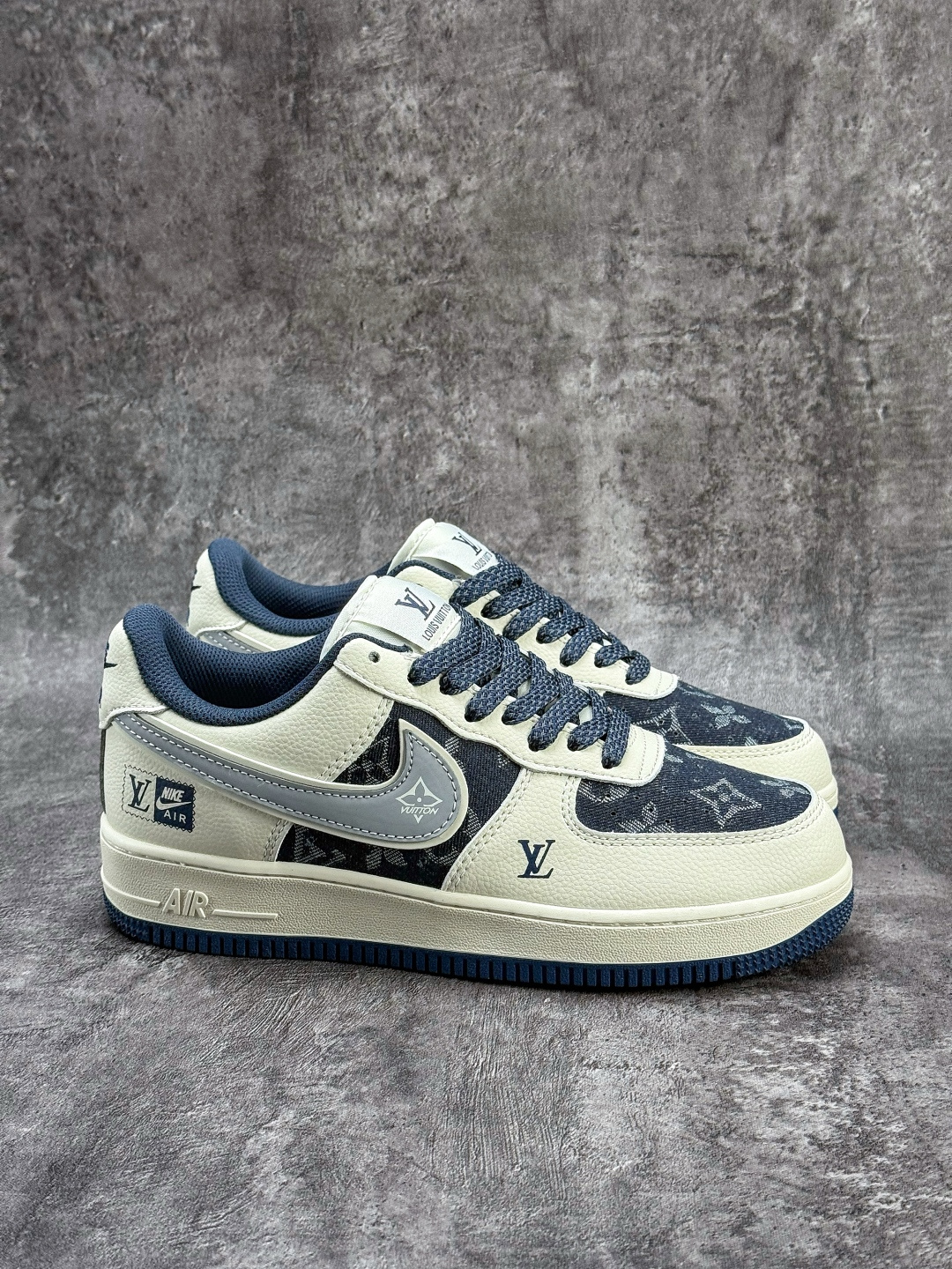 Nike Air Force 1 Low 07 x Louis Vuitton 白蓝灰满天星 XY2025-006