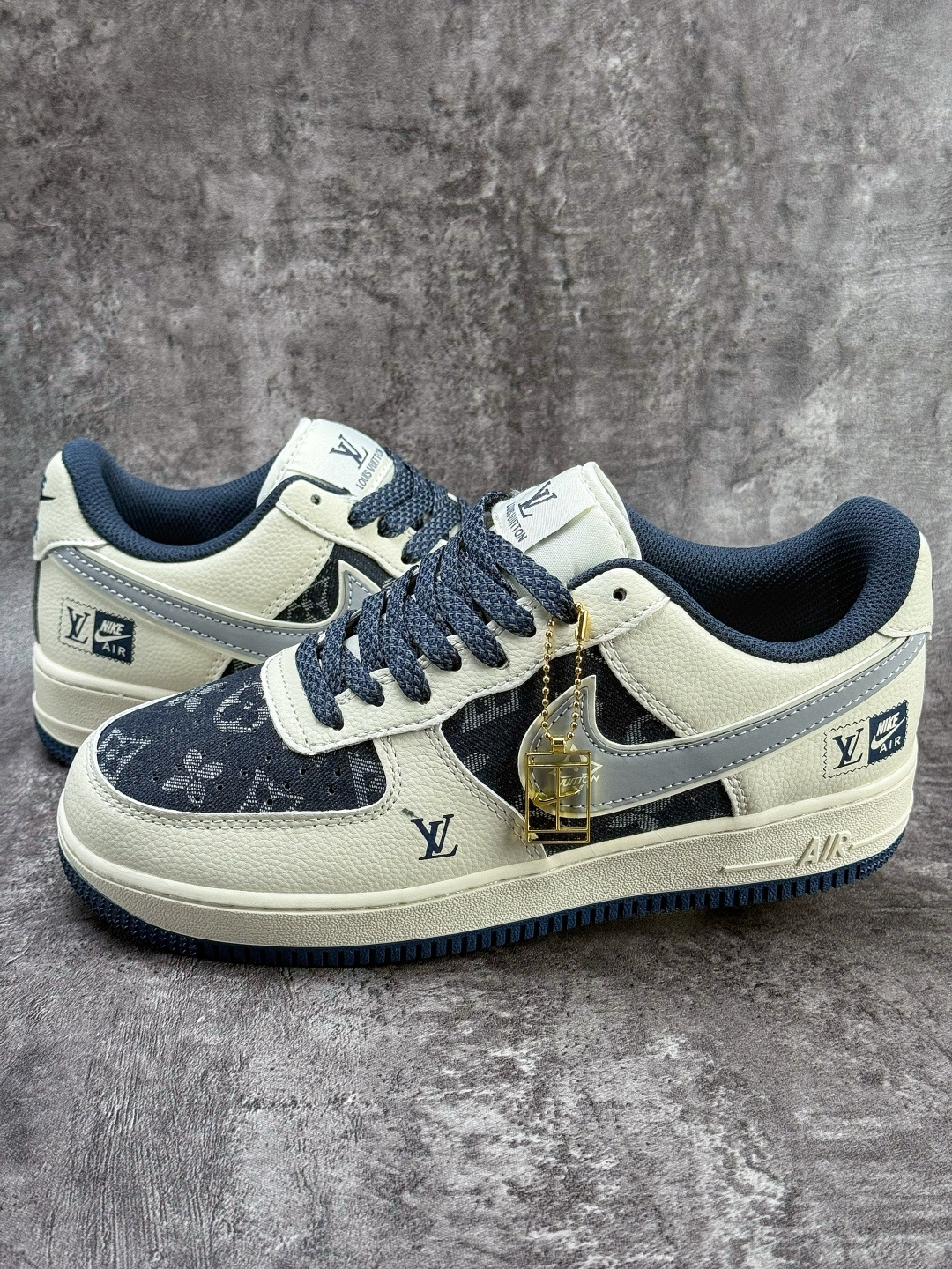 Nike Air Force 1 Low 07 x Louis Vuitton 白蓝灰满天星 XY2025-006