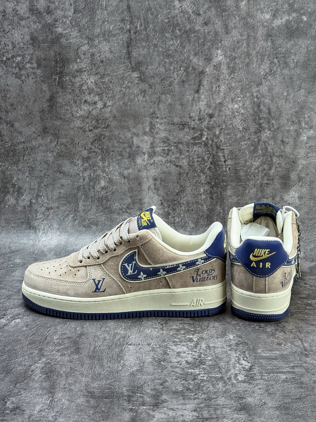 Nike Air Force 1 Low 07 x Louis Vuitton 棕蓝满天星 KL1688-004