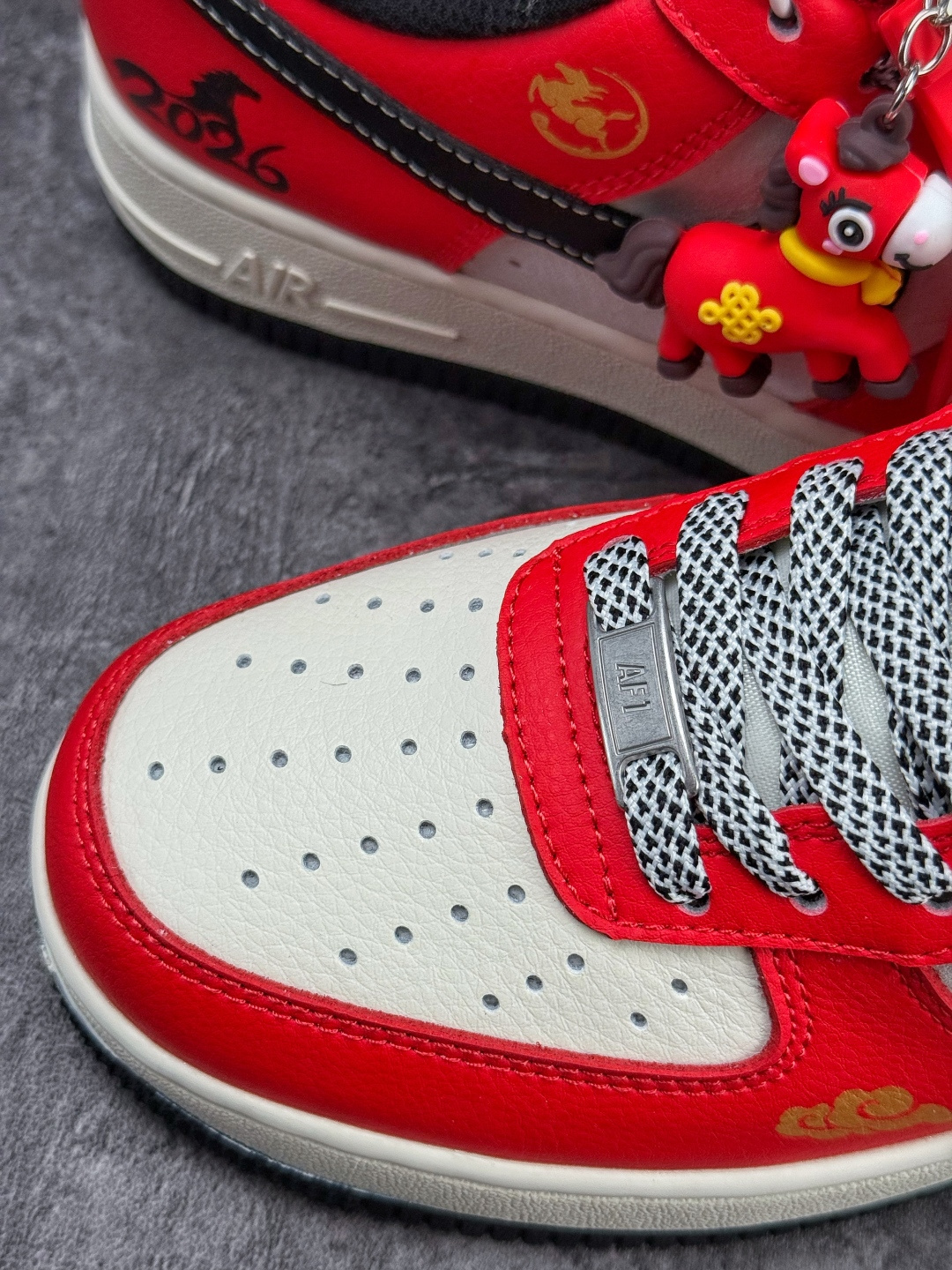 Nike Air Force 1 Low 07 马年限定 红白黑满天星 MZ9588-818