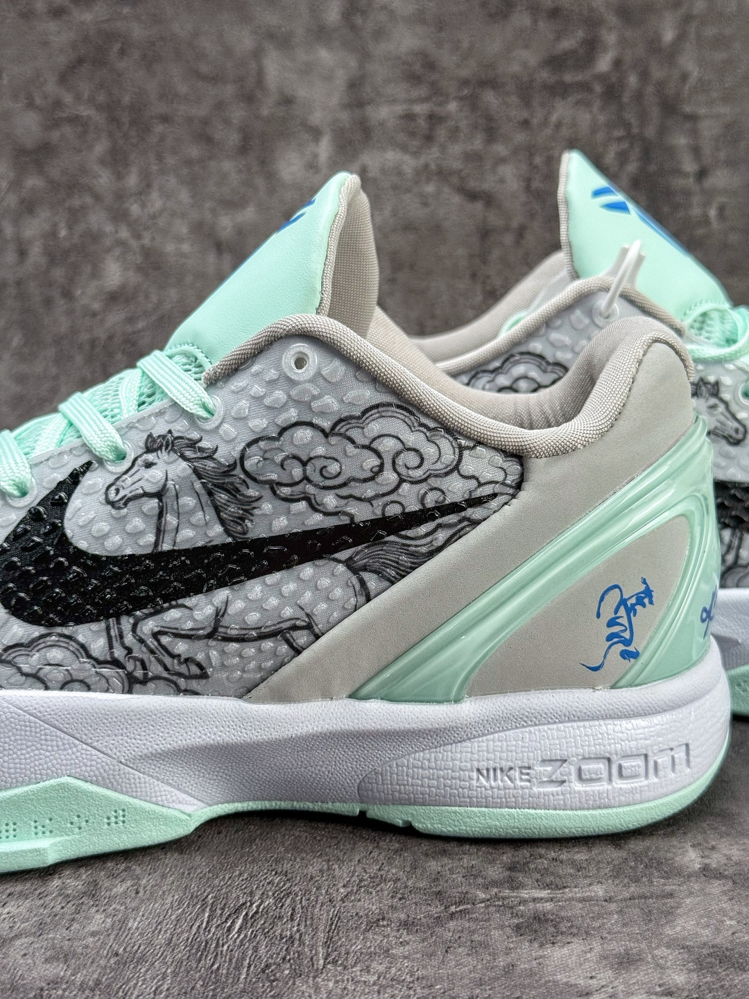 Nike Zoom KOBE 6 VI 马年限定 科比六代低帮运动篮球鞋 CW2190-014