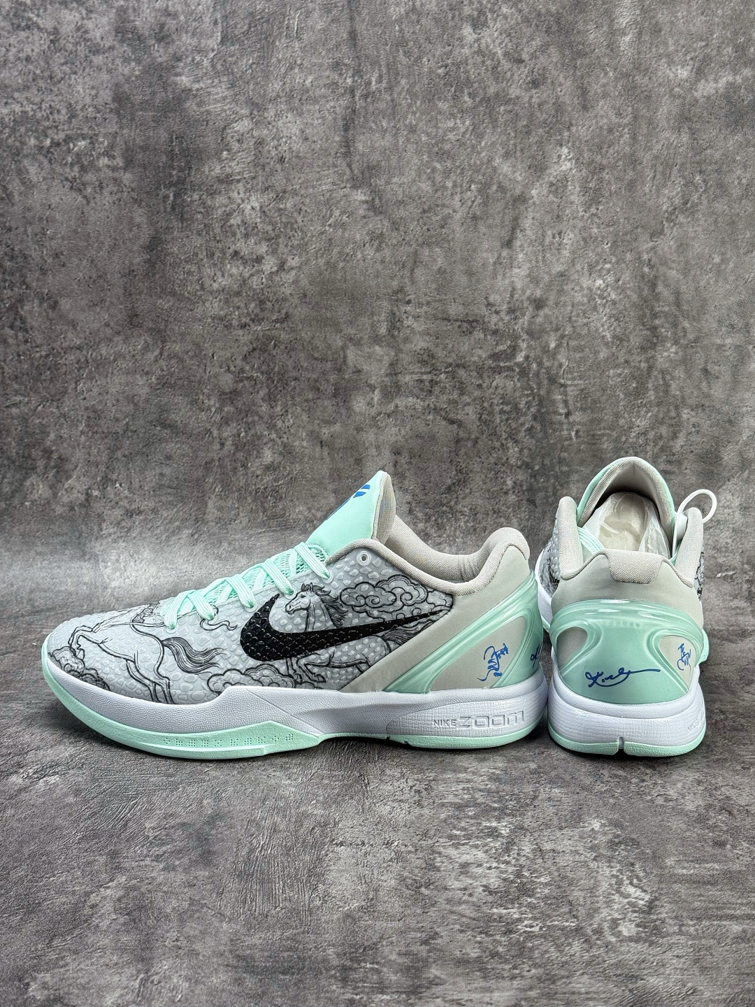 Nike Zoom KOBE 6 VI 马年限定 科比六代低帮运动篮球鞋 CW2190-014