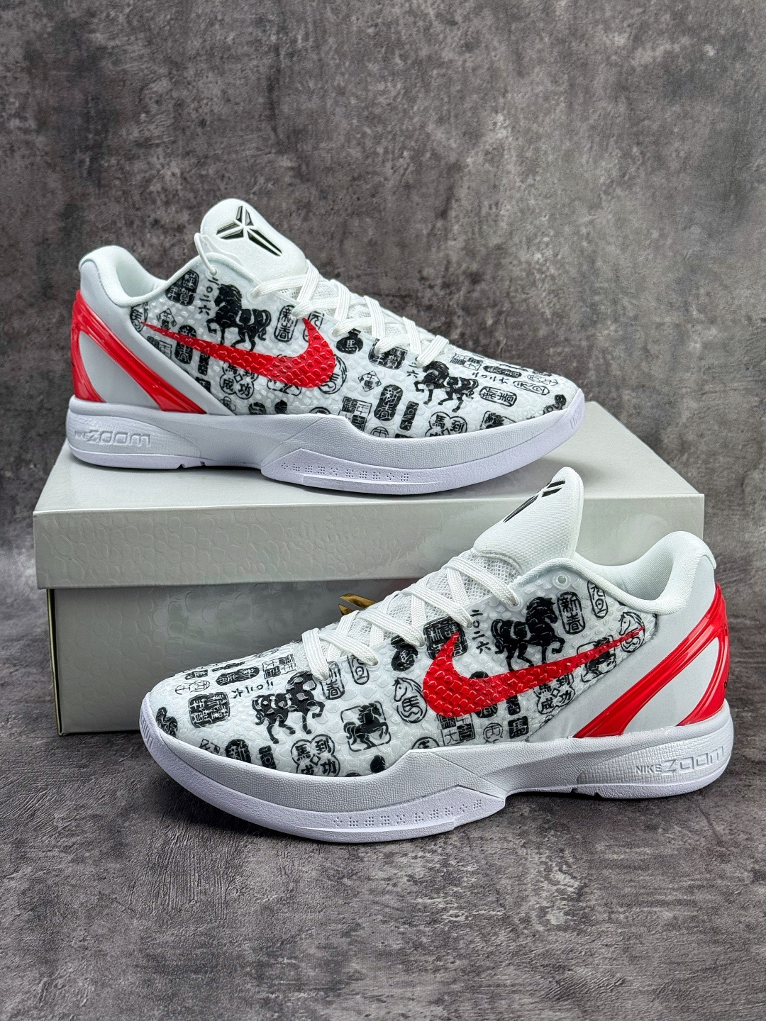 Nike Zoom KOBE 6 VI 马年限定 科比六代低帮运动篮球鞋 CW2190-023-High Quatity Cheap Brand wholesale wholesaler seller Clothes Bags handbags Sneakers Top Fashion Clothing Shoes from China Factory Chinese suppliers best Quality Beautiful Price Nike Zoom KOBE 6 VI 马年限定 科比六代低帮运动篮球鞋 CW2190-023