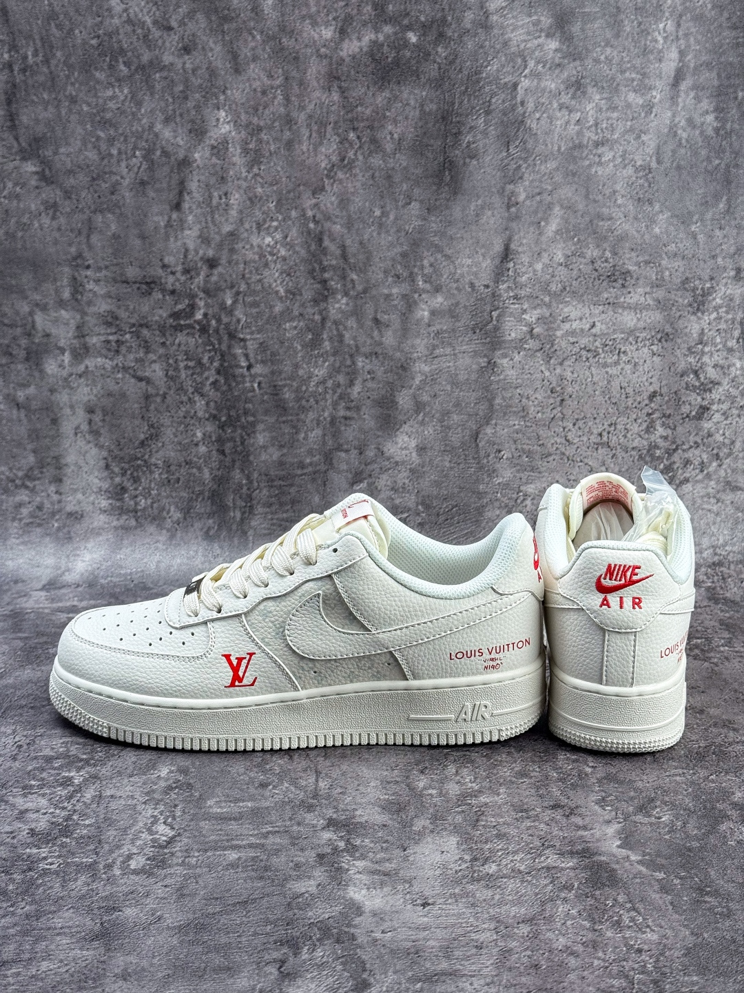 Nike Air Force 1 Low 07 x Louis Vuitton 白红 MM3399-801