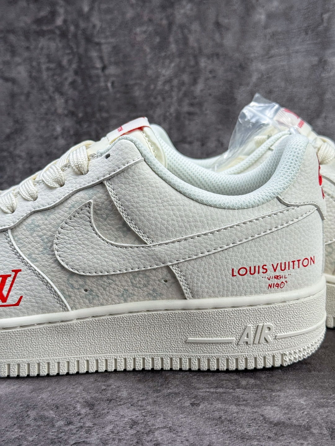 Nike Air Force 1 Low 07 x Louis Vuitton 白红 MM3399-801