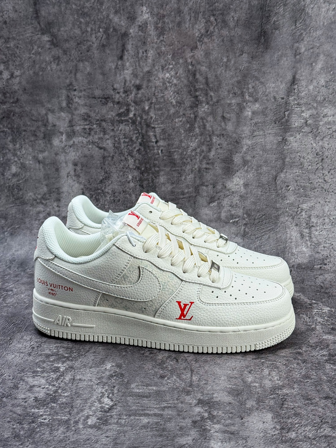 Nike Air Force 1 Low 07 x Louis Vuitton 白红 MM3399-801