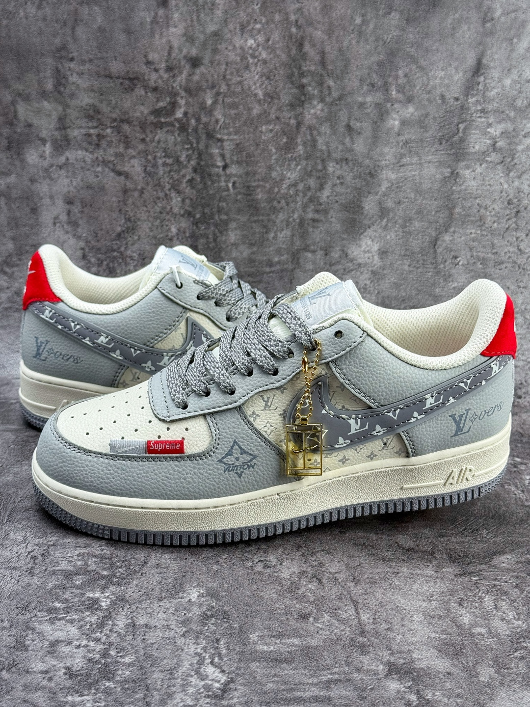 Nike Air Force 1 Low 07 x Louis Vuitton 灰白满天星 XY2025-007