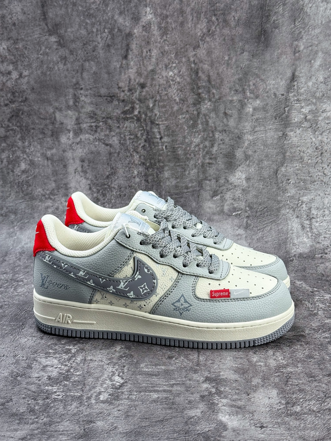 Nike Air Force 1 Low 07 x Louis Vuitton 灰白满天星 XY2025-007
