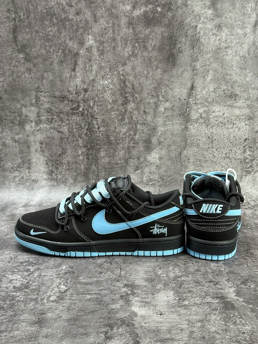 Nike SB Dunk Low x Stussy 黑蓝小勾 JP2026-105
