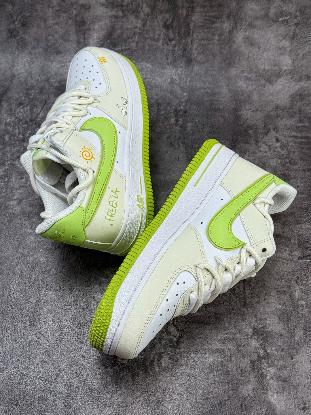Nike Air Force 1 Low 07 米白绿 YY2024-315