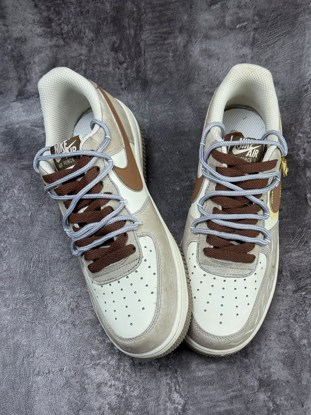 Nike Air Force 1 Low 07 马年限定 米白棕小勾 DB3301-818