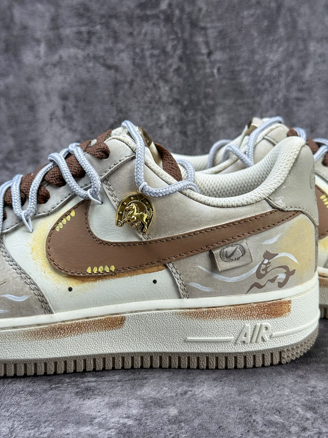 Nike Air Force 1 Low 07 马年限定 米白棕小勾 DB3301-818