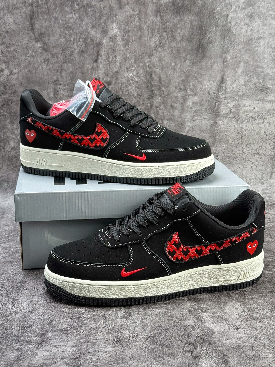 Nike Air Force 1 Low 07 黑红小勾 LD1999-007