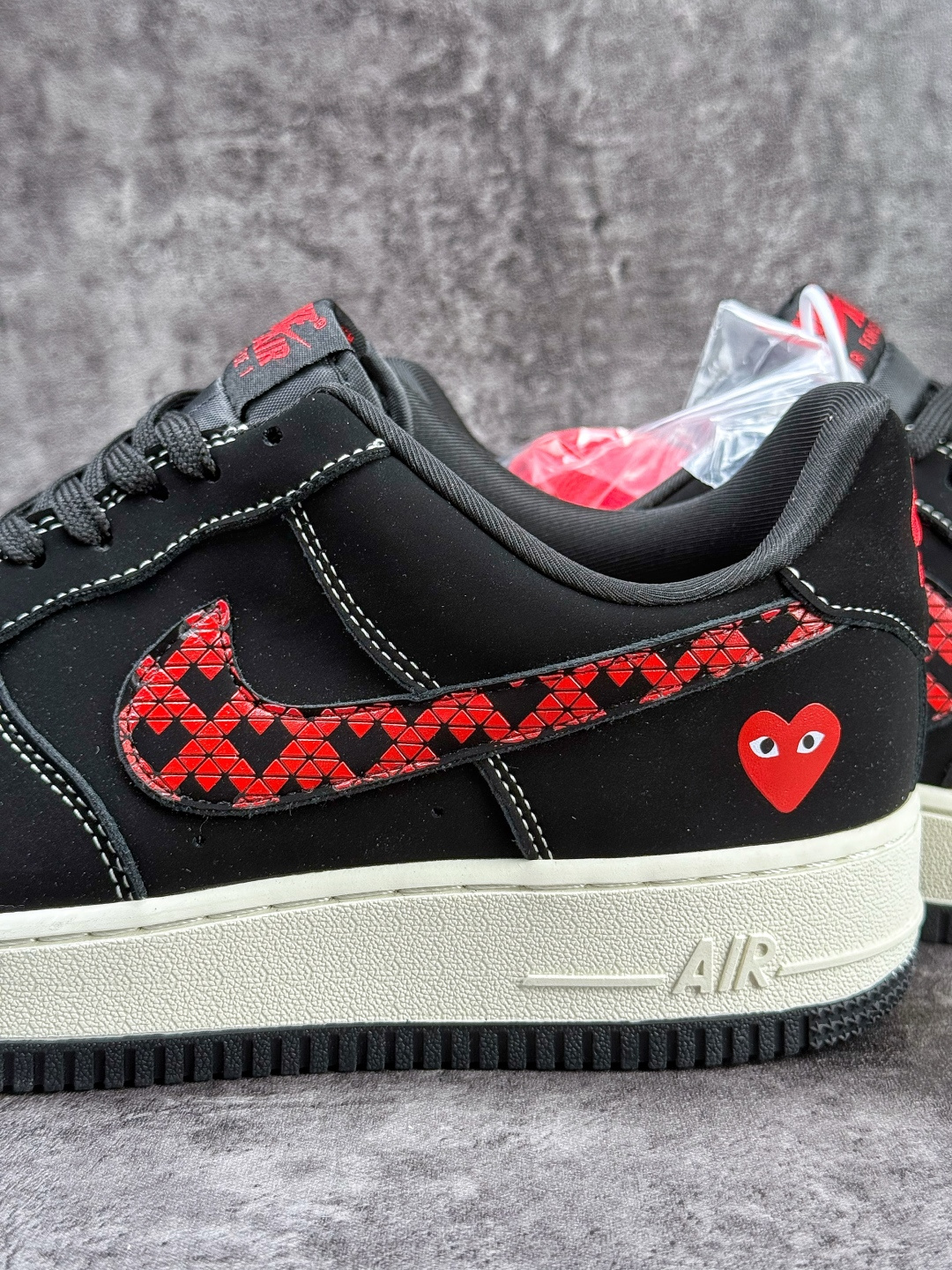 Nike Air Force 1 Low 07 黑红小勾 LD1999-007