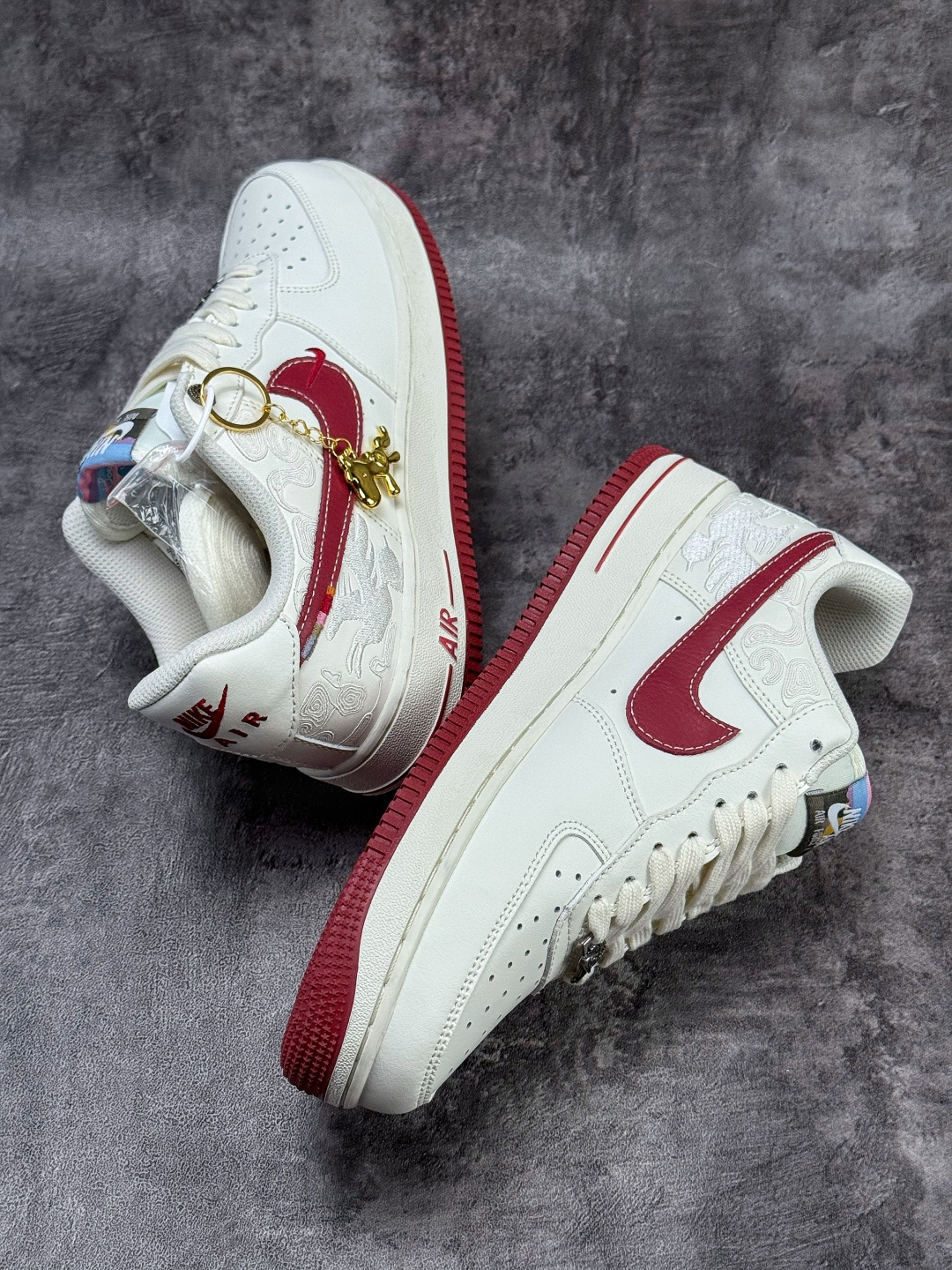 Nike Air Force 1 Low 07 马年限定 白红小勾 DD1982-348