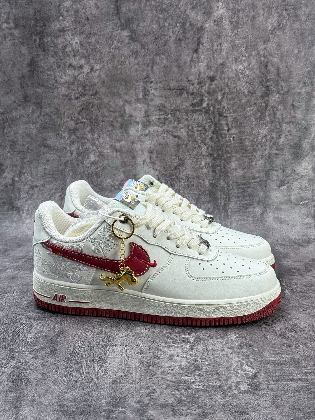Nike Air Force 1 Low 07 马年限定 白红小勾 DD1982-348