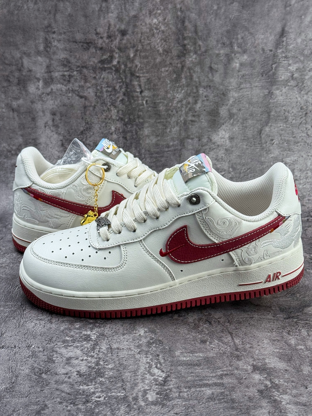 Nike Air Force 1 Low 07 马年限定 白红小勾 DD1982-348
