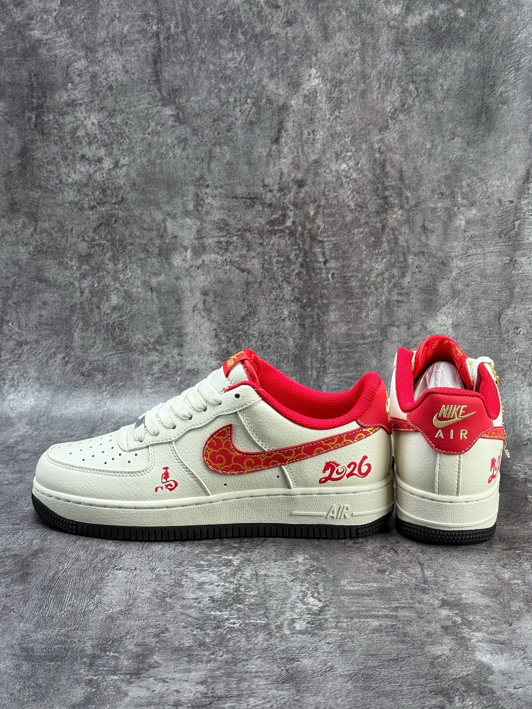 Nike Air Force 1 Low 07 马年限定 白红 MZ9588-820
