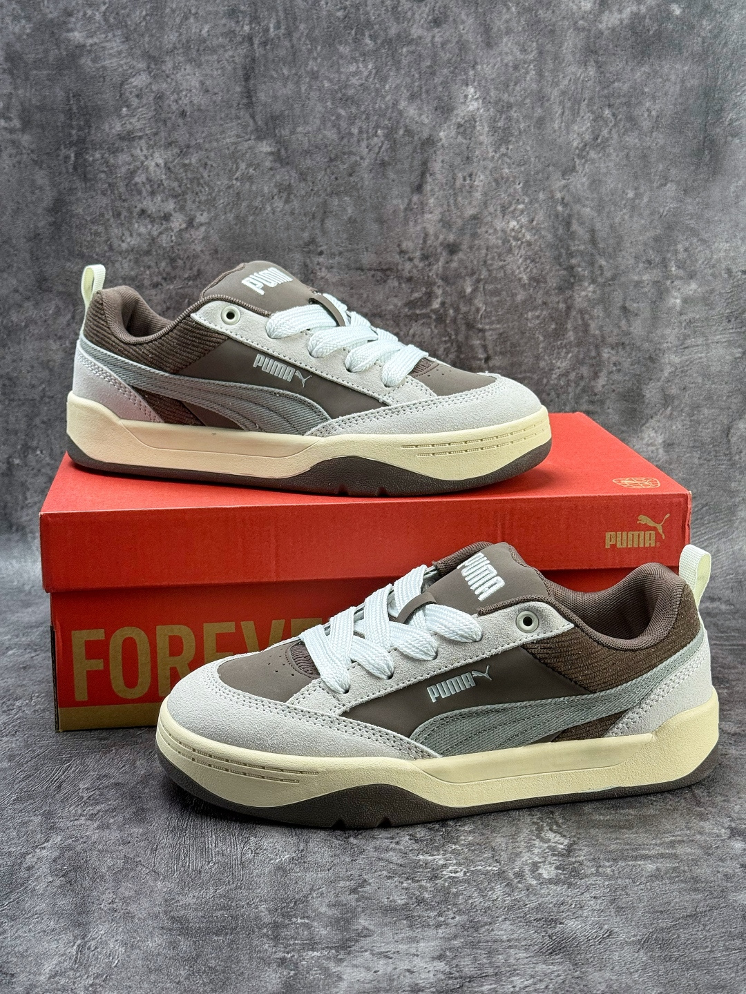 PUMA 彪马 PARK LIFESTYLE 人气单品年度王炸单品 蕾哈娜联名面包鞋休闲板鞋 405264-02