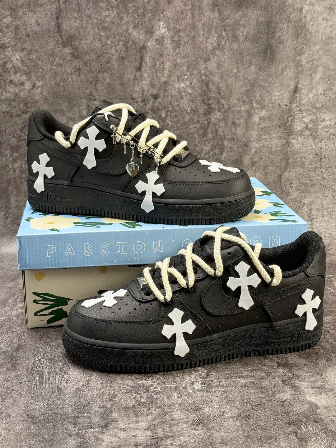 Nike Air Force 1 Low 07 十字架 黑白 CW2288-111
