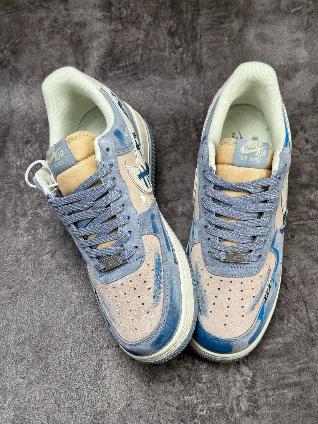 Nike Air Force 1 Low 07 蓝灰白小勾满天星 CD1212-111