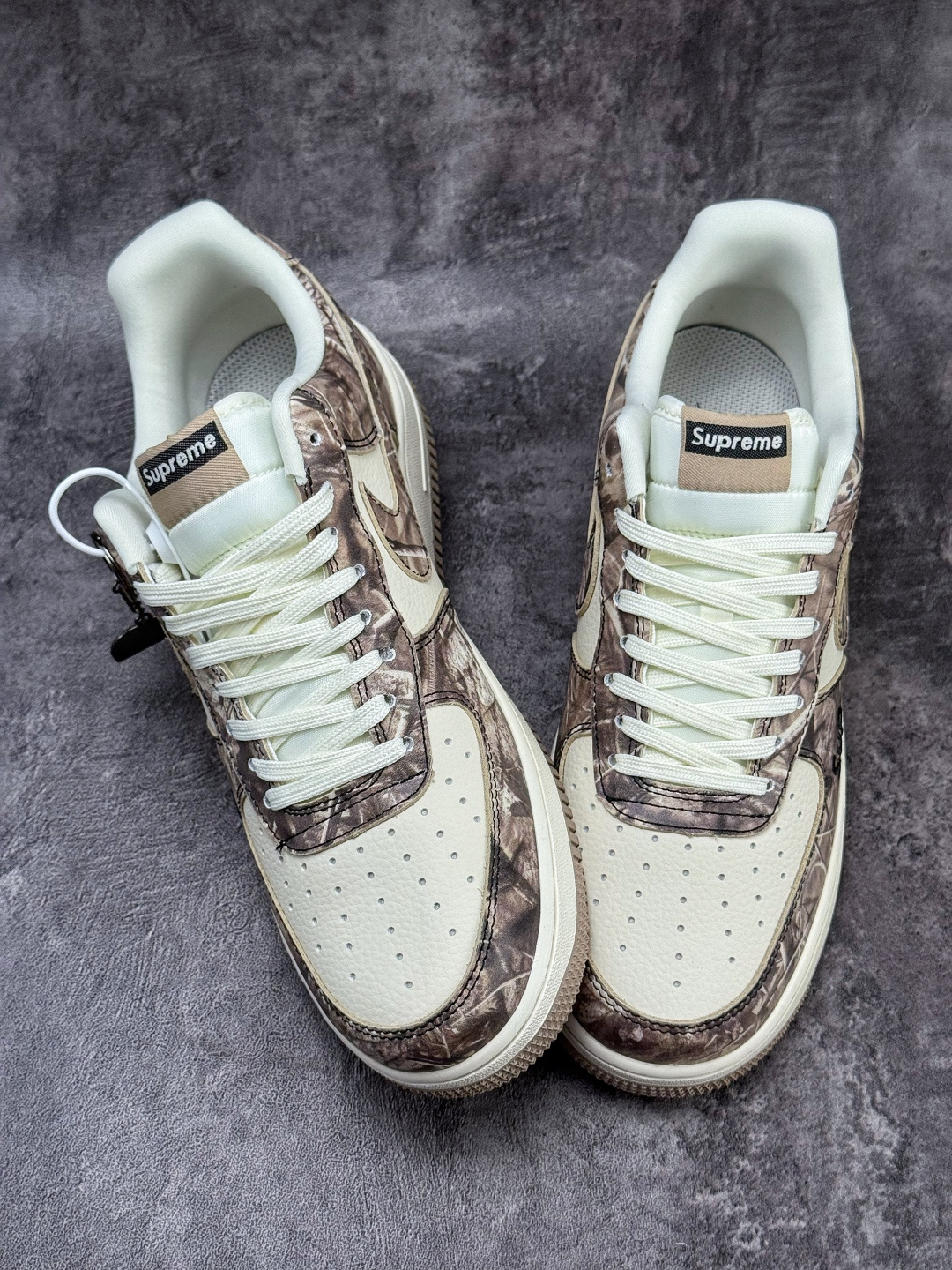 Nike Air Force 1 Low 07 x Supreme x The North Face 棕白 DF0188-125