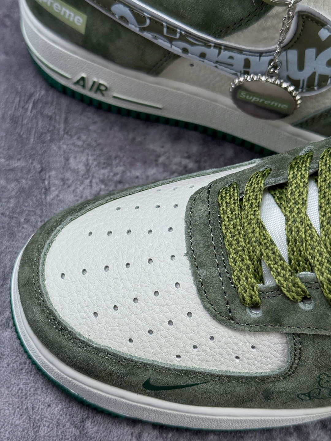 Nike Air Force 1 Low 07 x Superme 绿白小勾满天星 SY1388-027
