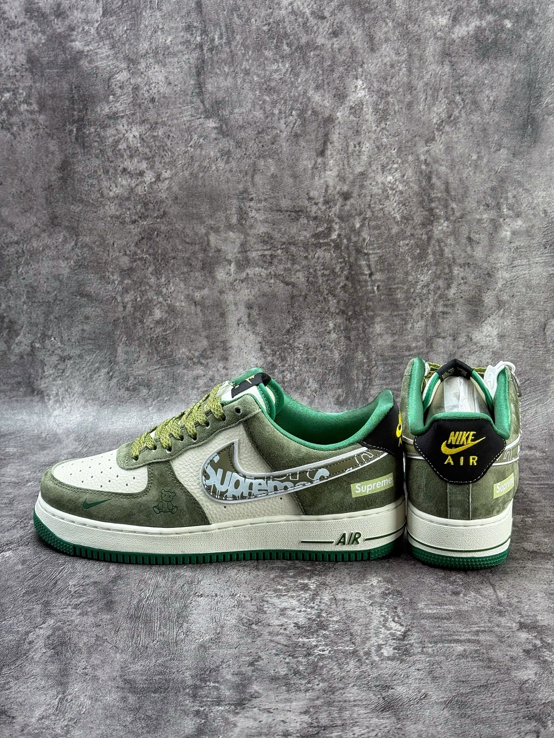 Nike Air Force 1 Low 07 x Superme 绿白小勾满天星 SY1388-027