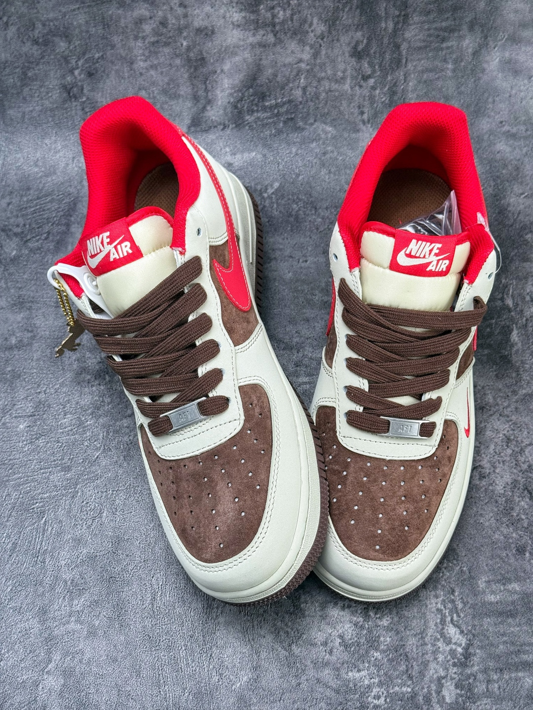 Nike Air Force 1 Low 07 马年限定 白棕红小勾 XD0028-003