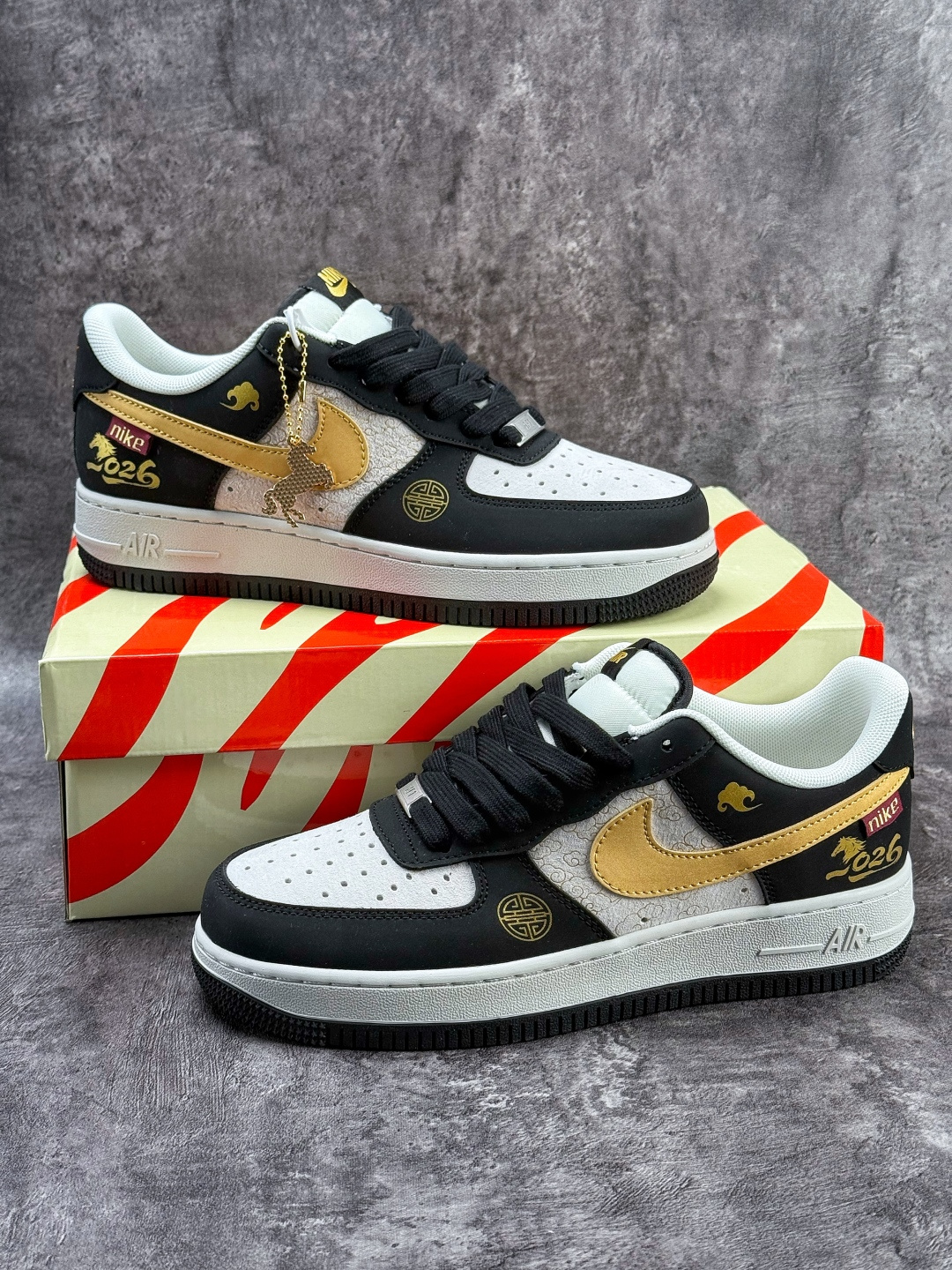 Nike Air Force 1 Low 07 黑白黄 QW5288-133