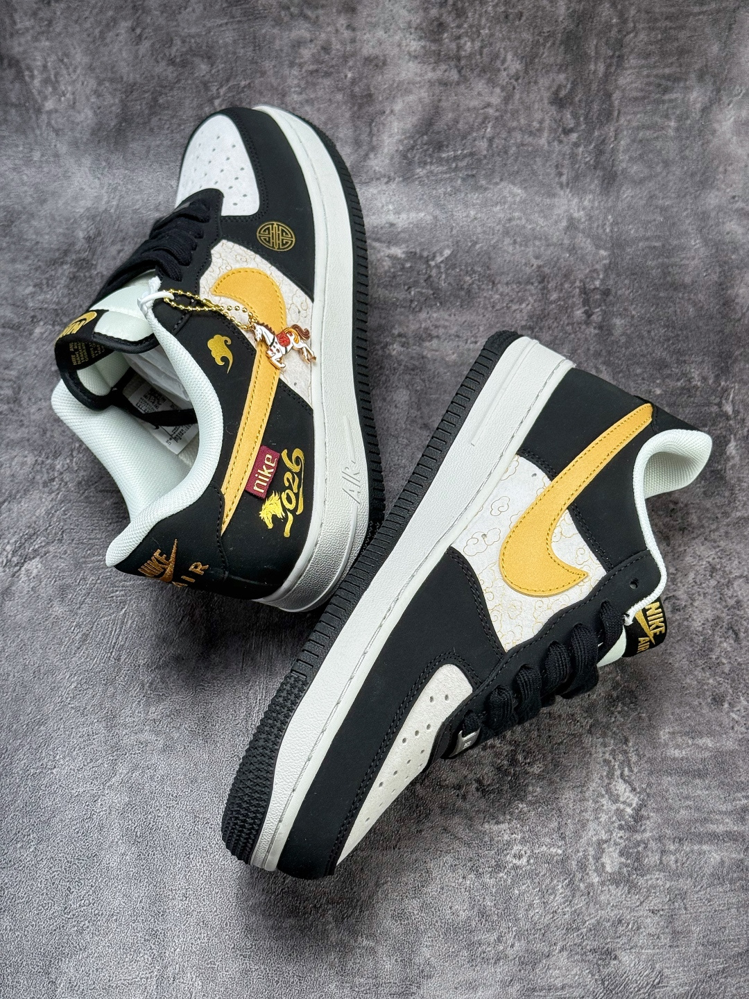 Nike Air Force 1 Low 07 黑白黄 QW5288-133