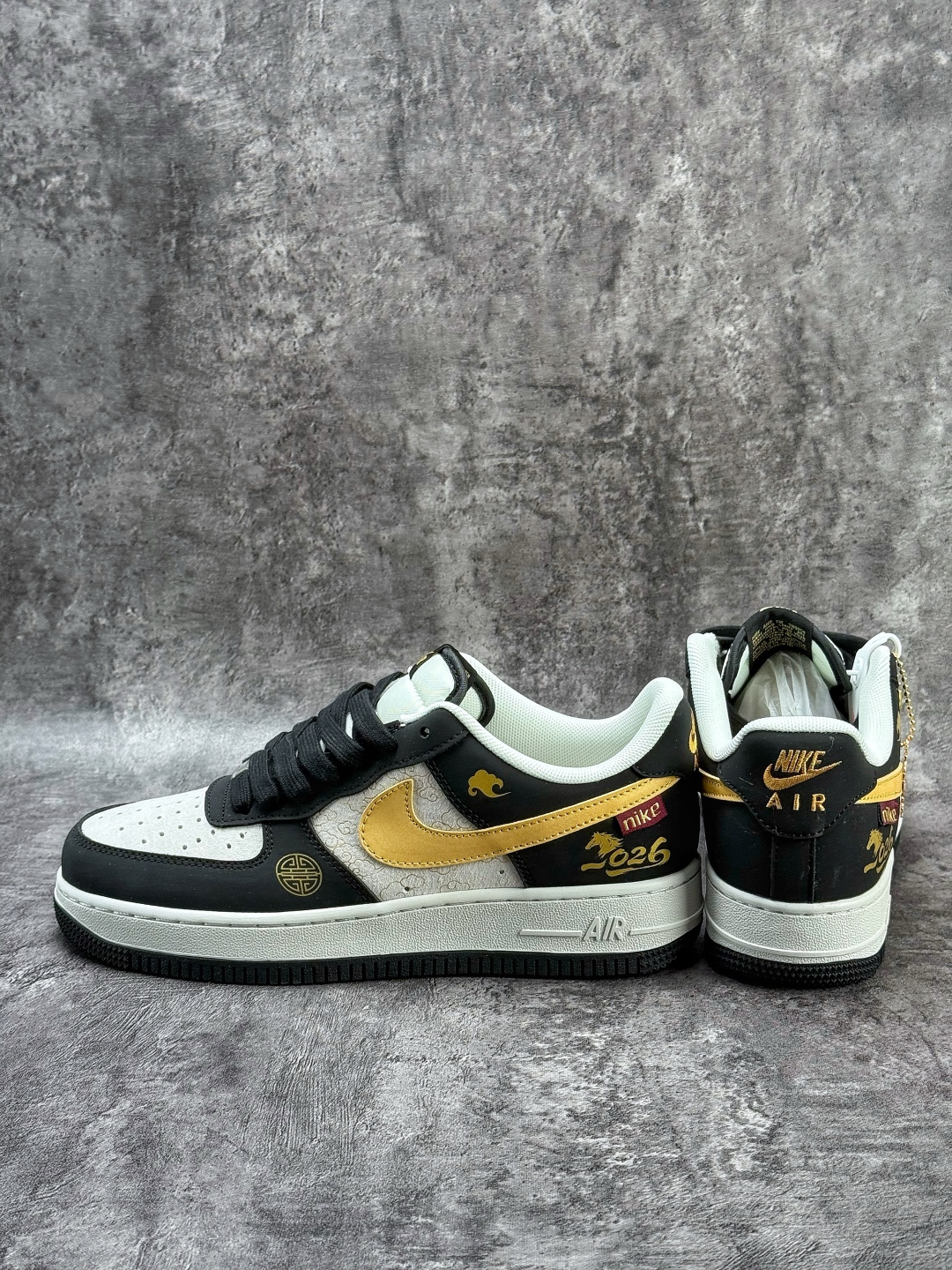 Nike Air Force 1 Low 07 黑白黄 QW5288-133